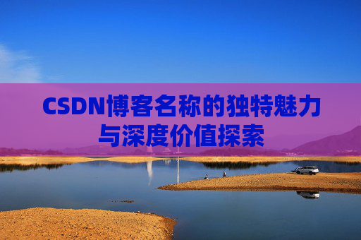 CSDN博客名称的独特魅力与深度价值探索